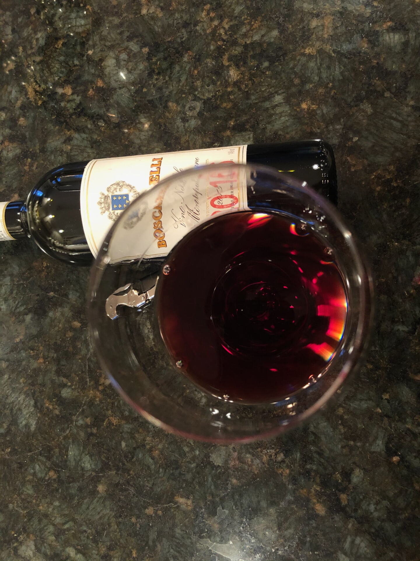 Wine in a glass