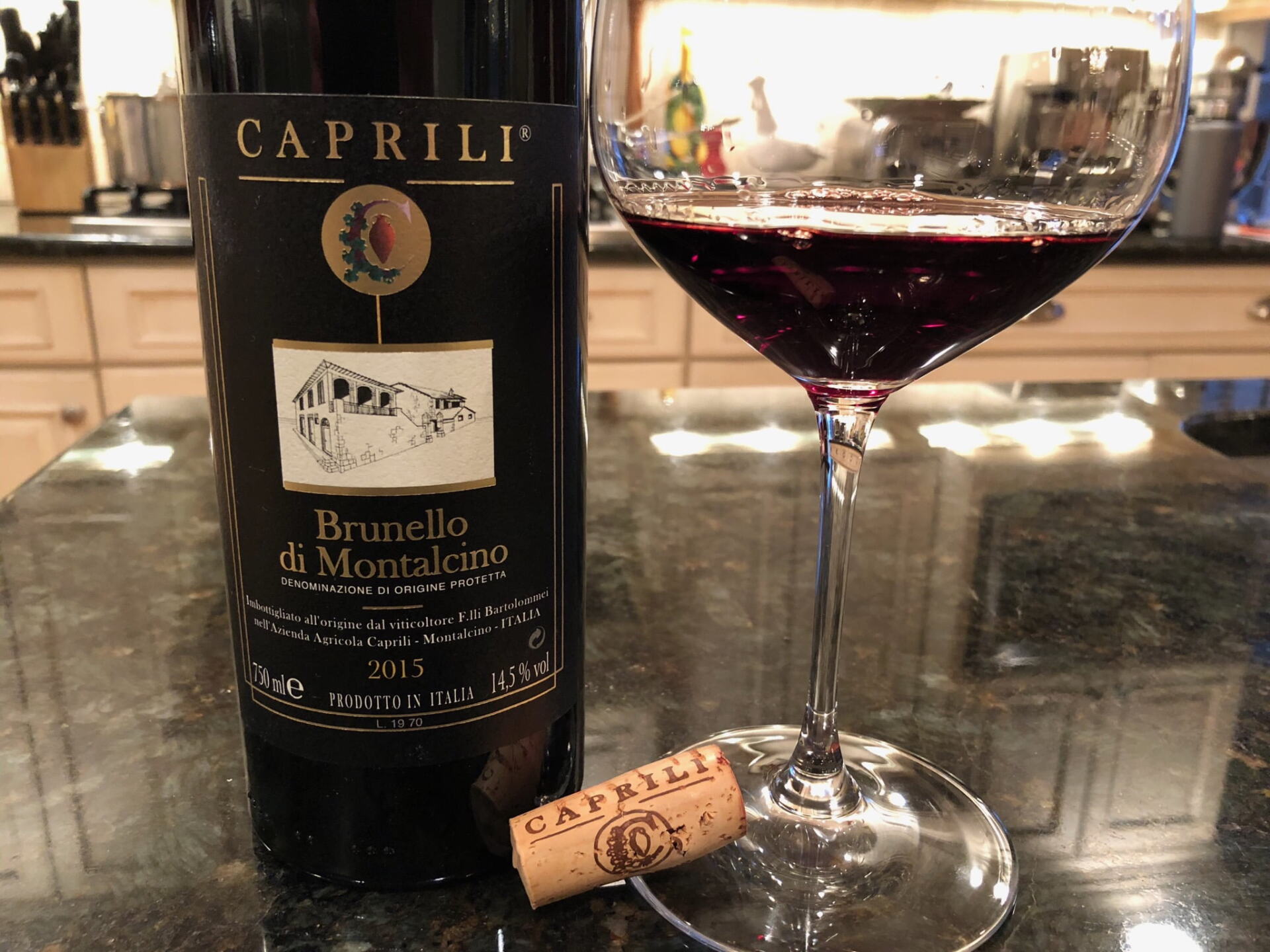 Caprili Wine bottle