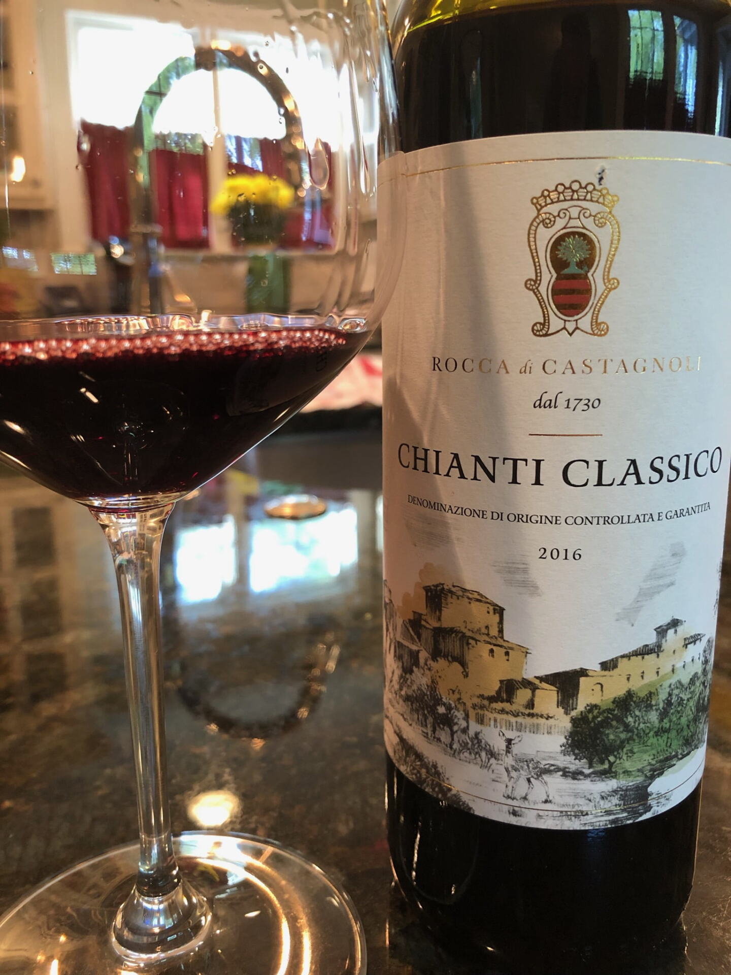 Bottle of Chianti Classico wine