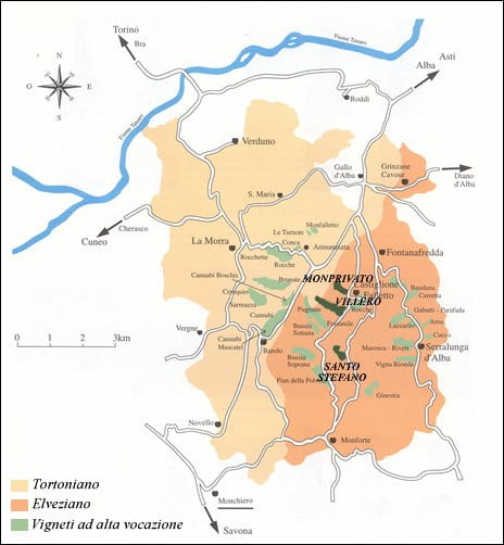 Monprivato Map